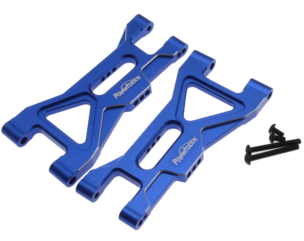 Powerhobby phb6517 Aluminum Front Lower Suspension Arms Blue Arrma Gorgon