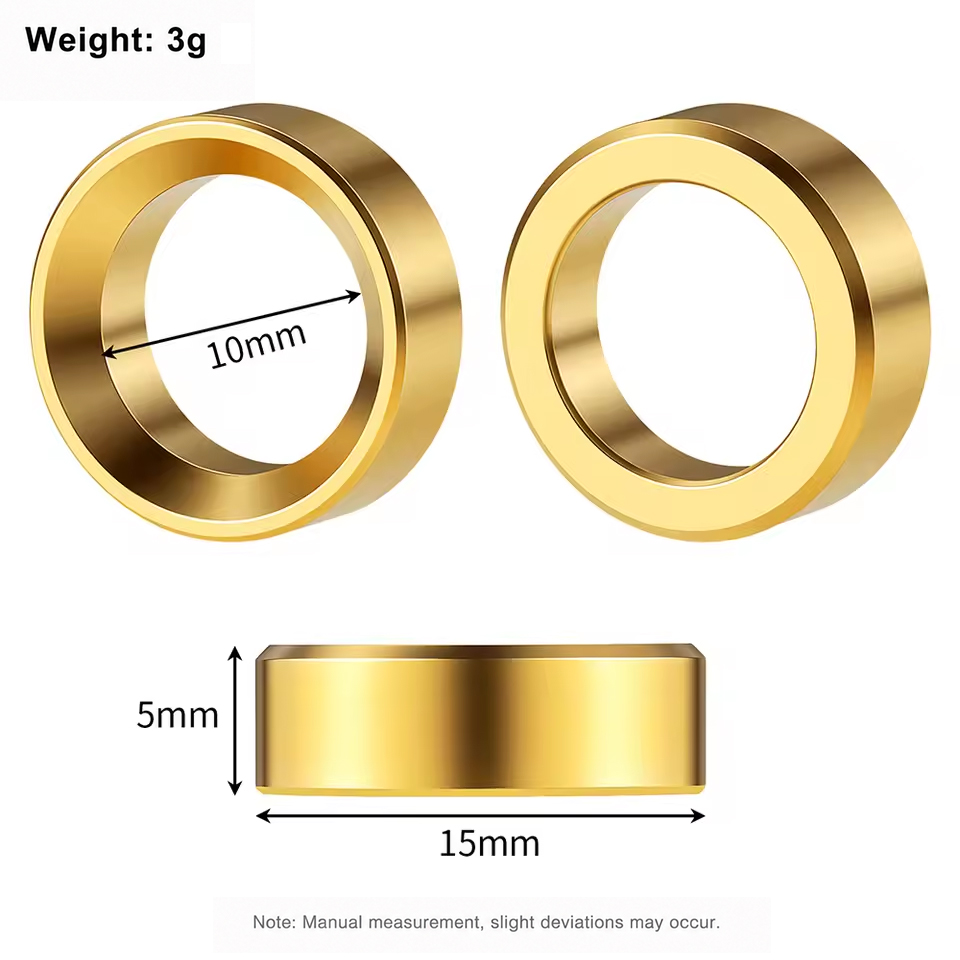 Powerhobby Axial SCX30 Brass Wheel Ringss (4)