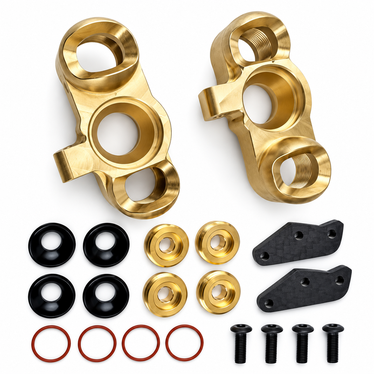 Powerhobby Brass Front Steering Blocks Arrma Limitless / Felony / Infraction / Senton / Typhon