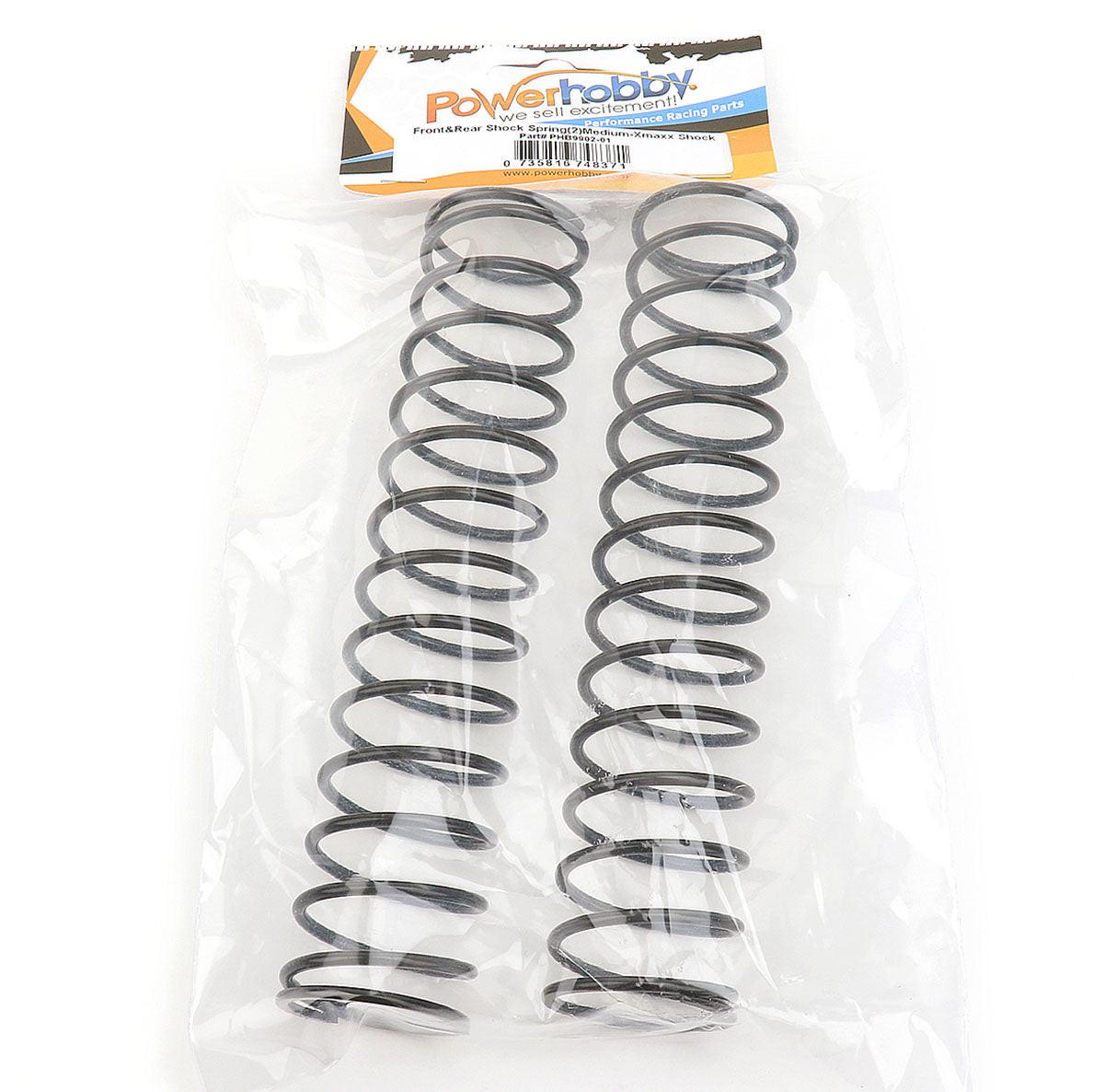 Powerhobby Shock Springs Medium (2) XTREME FOR X-Maxx Shocks