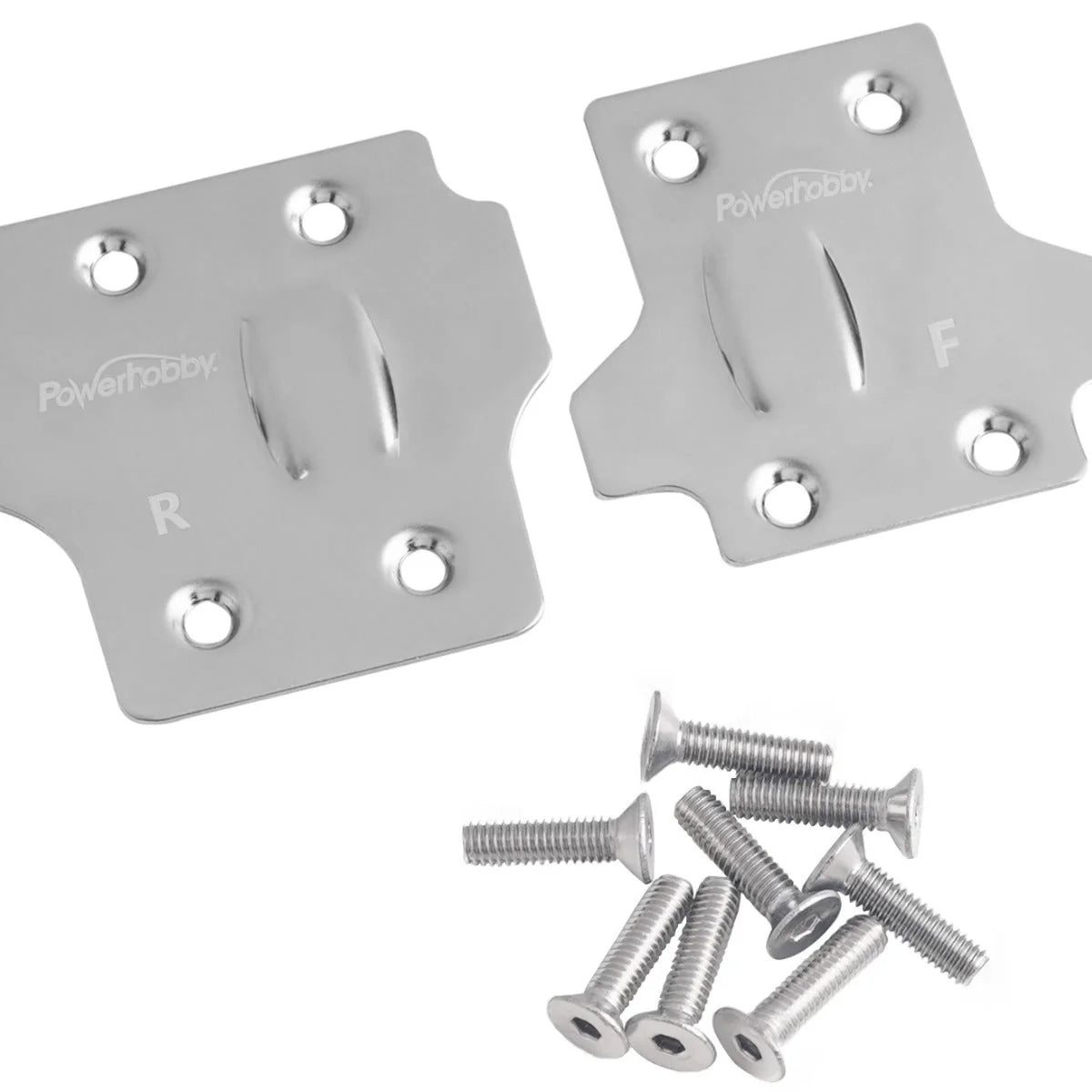 POWERHOBBY PHBARRMA46 Arrma 6S Stainless Steel Front/Rear Skid