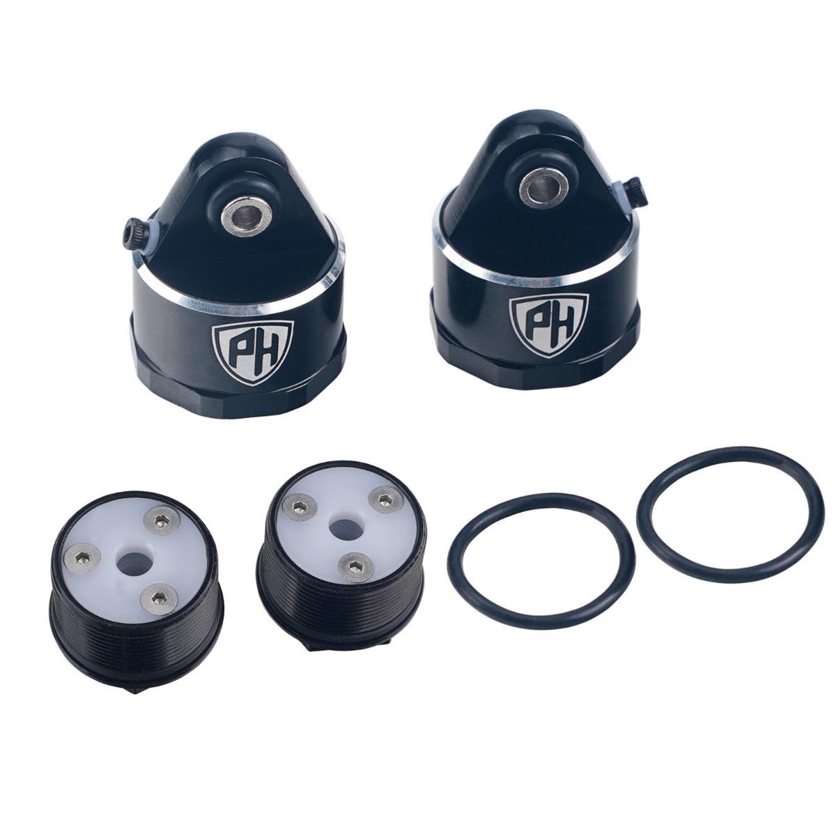 Powerhobby Aluminum Bleeder Shock Cap & Cartridge Set (2) Arrma Kraton / Outcast 8S