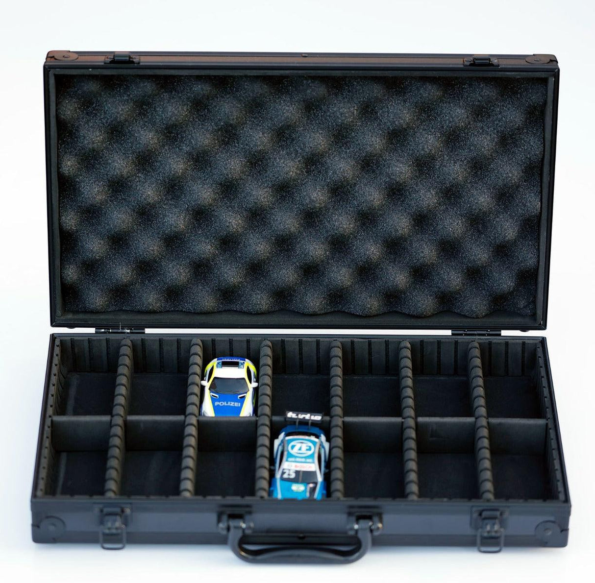 1/43 Scale Diecast Slot Car Metal Carrying Case For Carrera MiniChamps Greenlight ixo