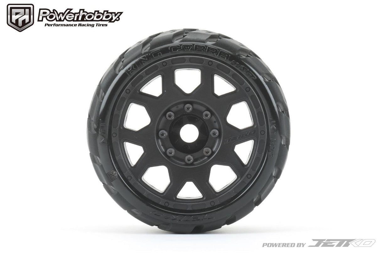 Powerhobby 1/8 SGT 3.8 King Cobra Belted Mounted Tires (2) 17MM Low Profile