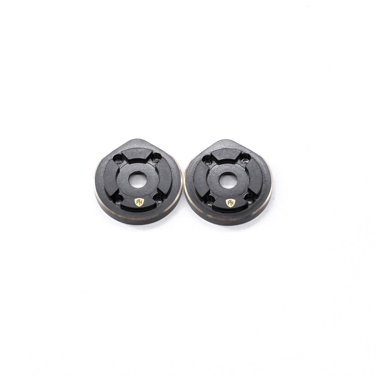 Powerhobby Outer Brass portal Covers Front or Rear Axial Capra / SCX10 III 50Grams