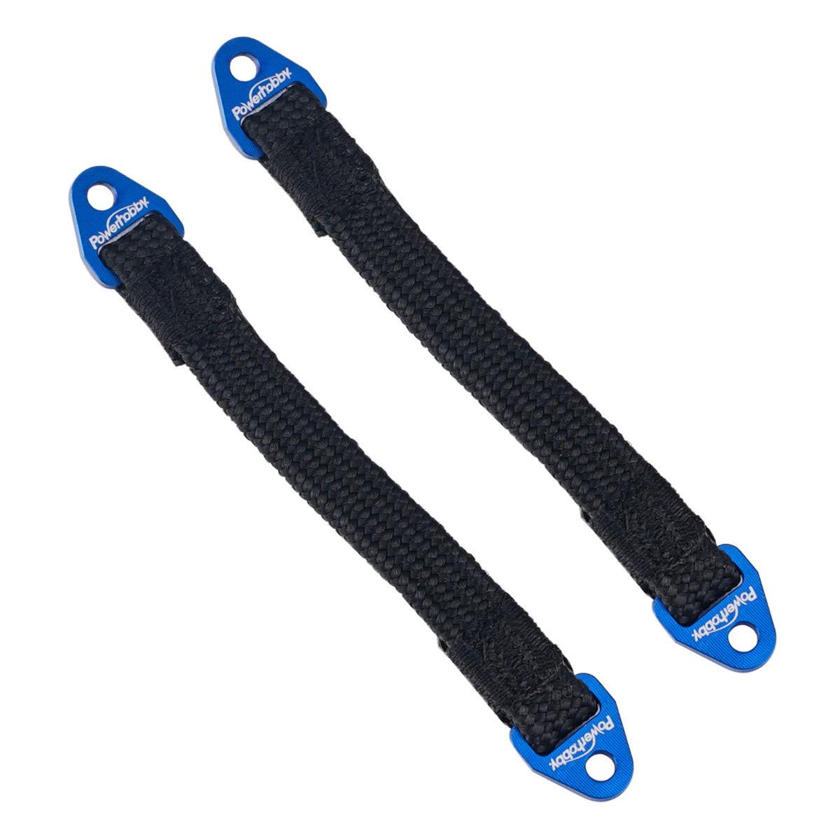 Powerhobby Suspension Travel Limit Straps 90mm Blue (2pcs)