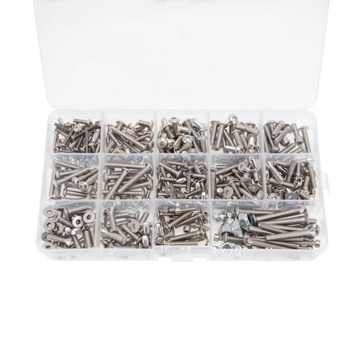 Powerhobby Stainless Steel Screw Set Box Axial SCX10 II total 325pcs