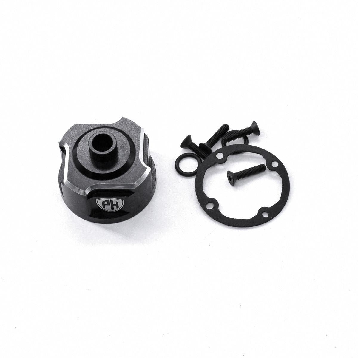 Powerhobby Aluminum Diff Cover FOR Traxxas Sledge Black