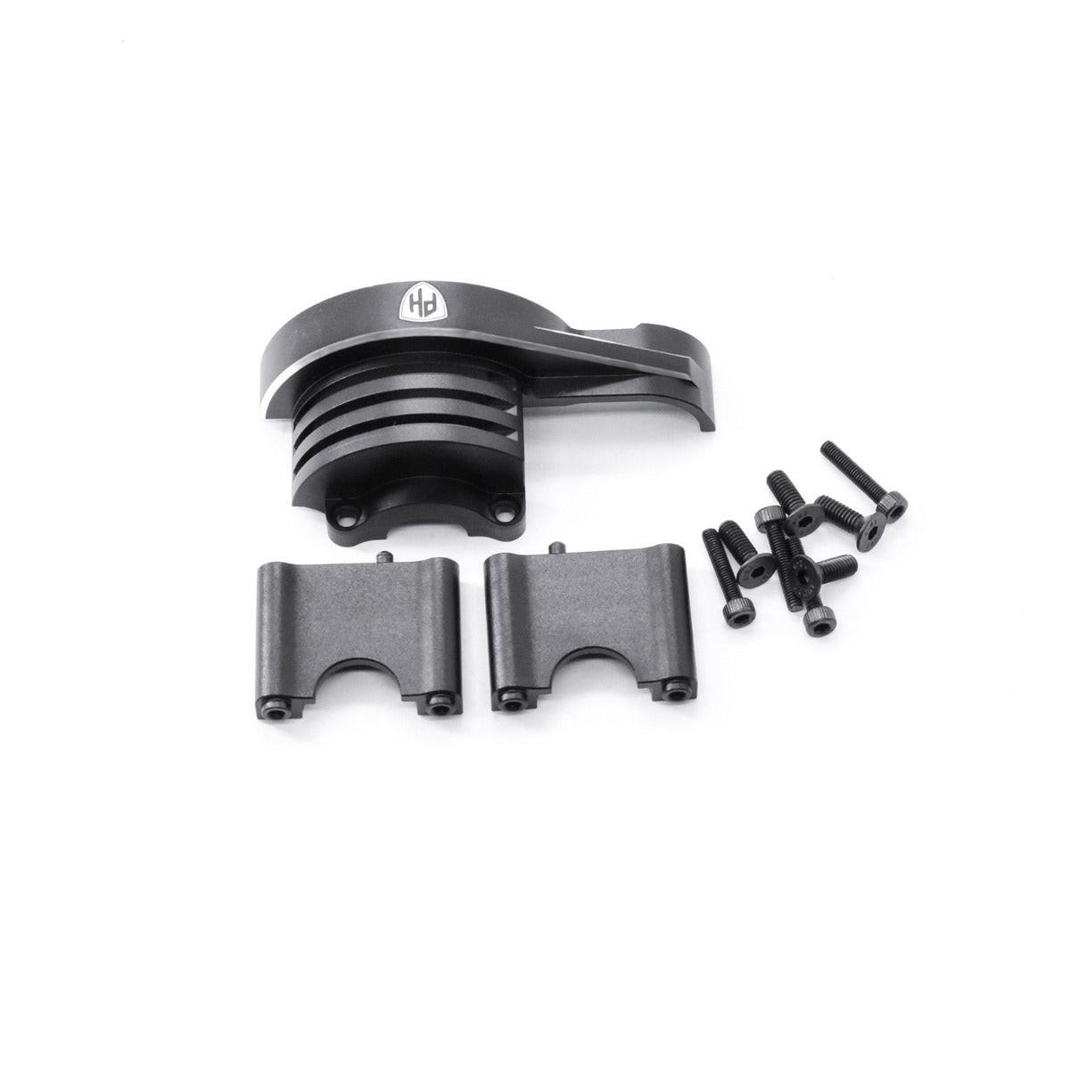 Powerhobby Aluminum Main Gear Cover FOR Traxxas Sledge Black