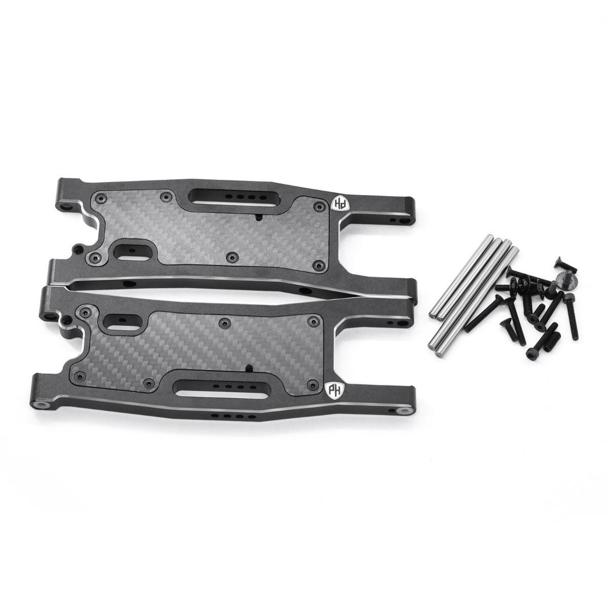 Powerhobby Aluminum Rear Arms FOR Traxxas Sledge Black