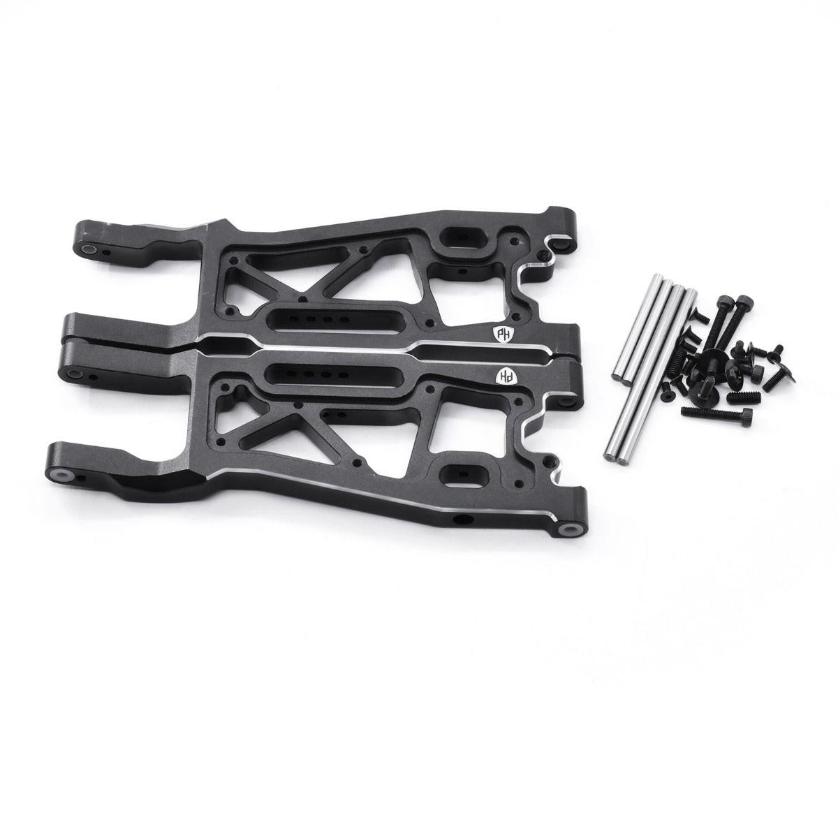 Powerhobby Aluminum Front Arms FOR Traxxas Sledge Black