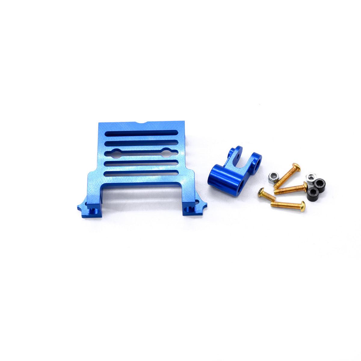 Powerhobby Aluminum Servo Adapter FOR Traxxas X-Maxx / Maxx Slash Blue