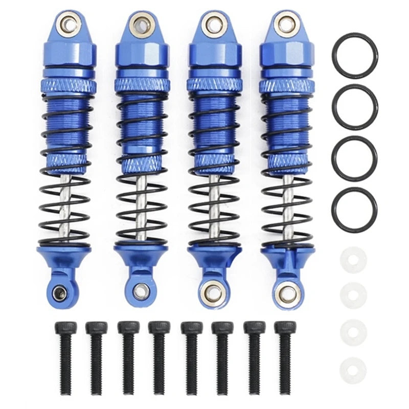 Powerhobby Aluminum Shocks (4) FOR Traxxas LaTrax Prerunner Rally SST Teton Blue