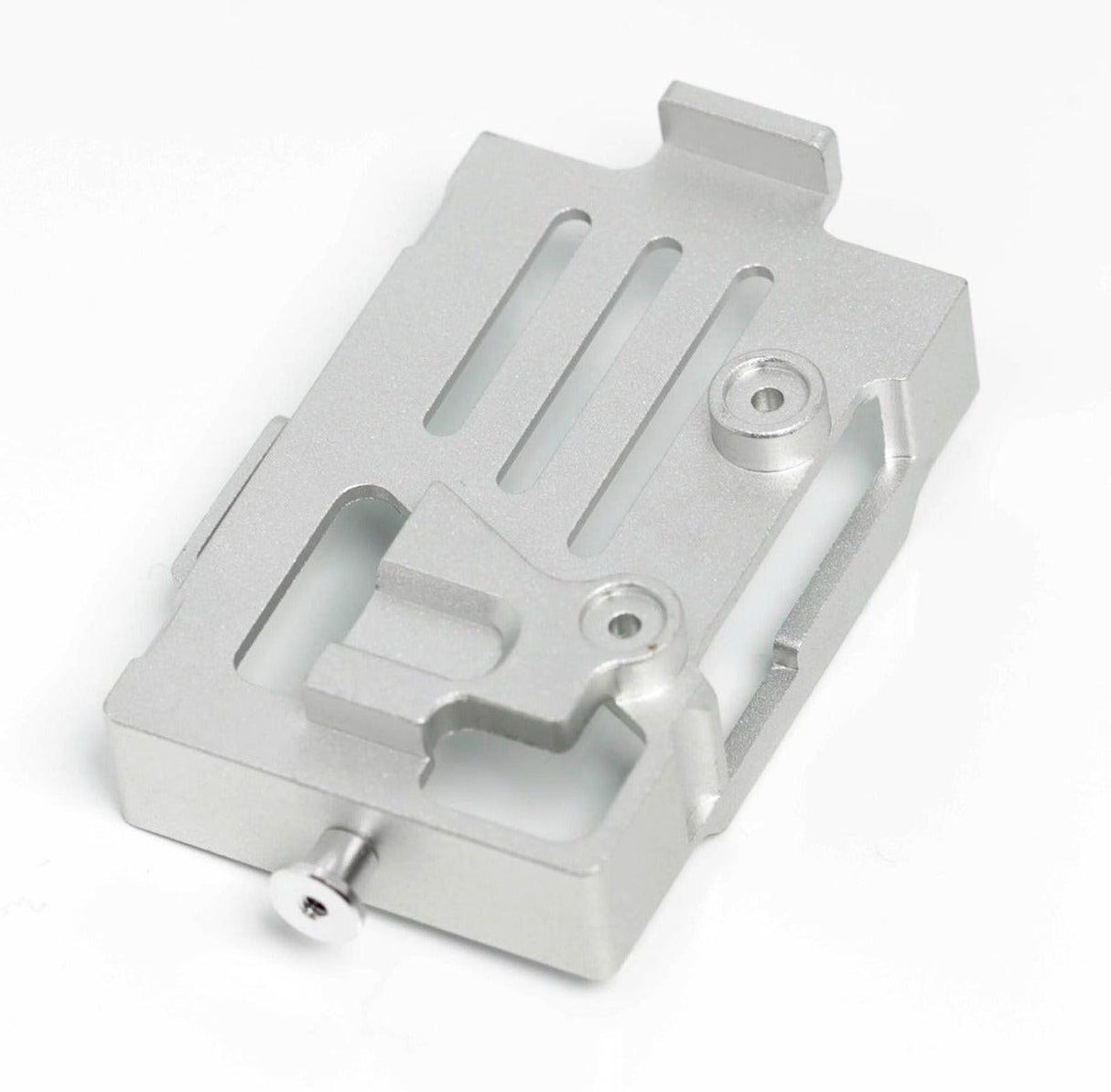 Powerhobby Aluminum Battery Tray Mount Plate FOR Traxxas TRX-4M Silver TRX4M