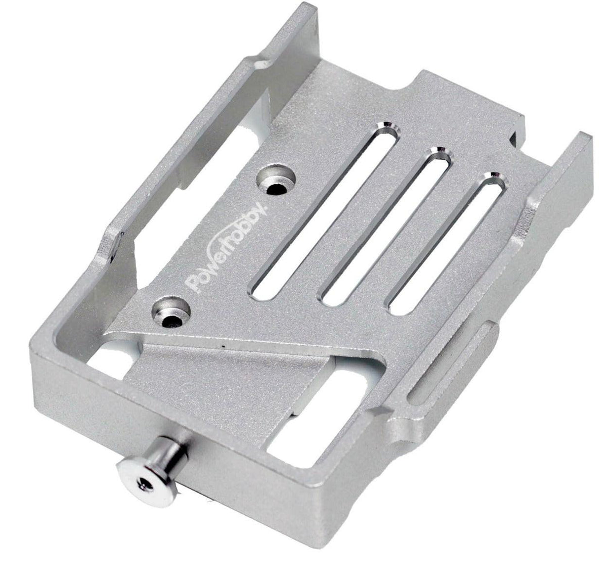 Powerhobby Aluminum Battery Tray Mount Plate FOR Traxxas TRX-4M Silver TRX4M