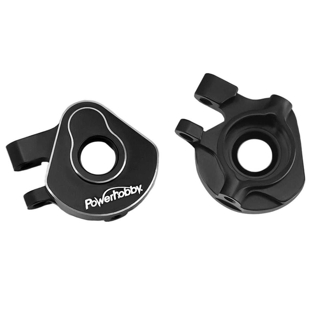 Powerhobby Aluminum Steering Knuckles / Blocks FOR Traxxas TRX-4M Black TRX4M