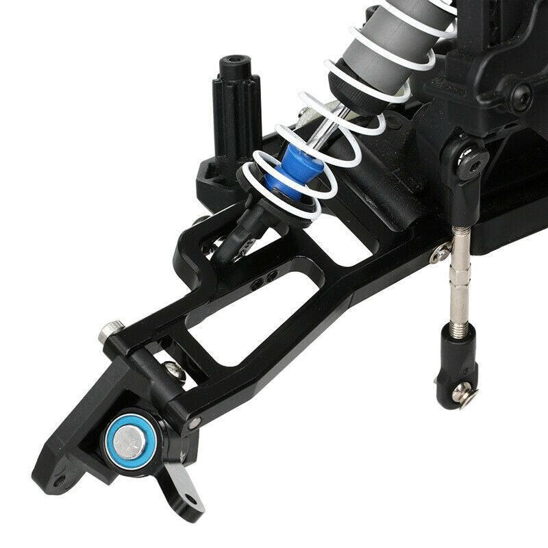 Powerhobby FOR Traxxas Drag Slash CNC Aluminum Front Suspension Arms Black