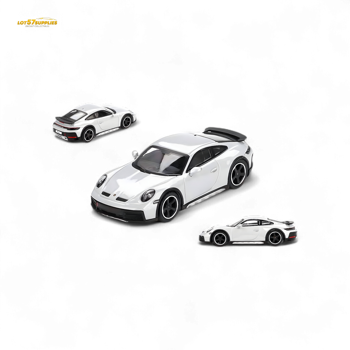 Mini-GT Porsche 911 Dakar Ice Gray Metallic 1:64