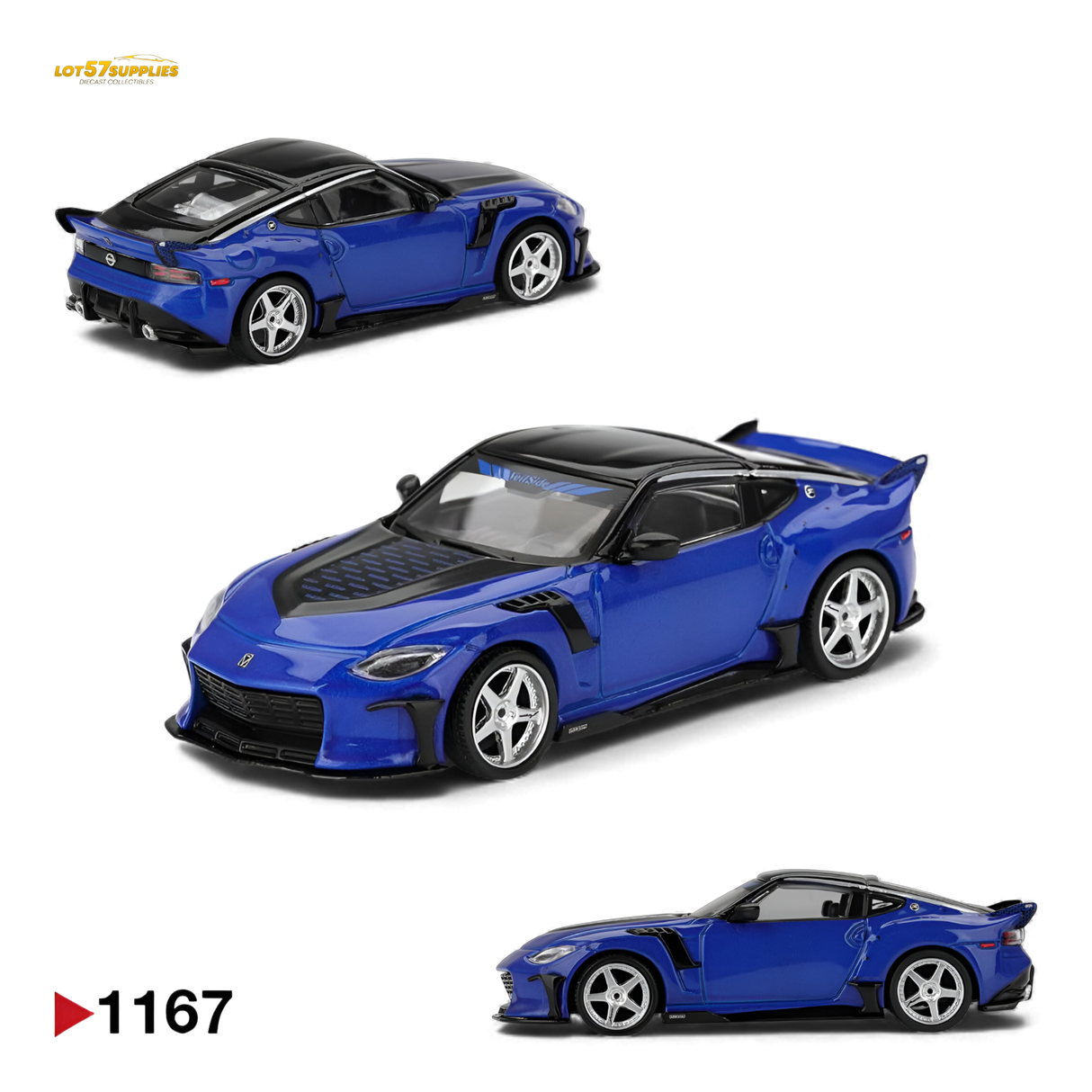 (Pre-Order) Mini GT Nissan Z VeilSide FFZ400 Seiran Blue 1:64
