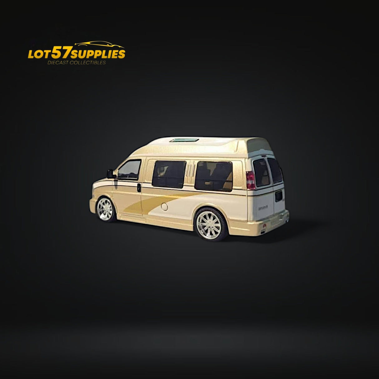 GOC GMC Savana Champagne Gold Edition 1:64 - Limited to 450 Pcs