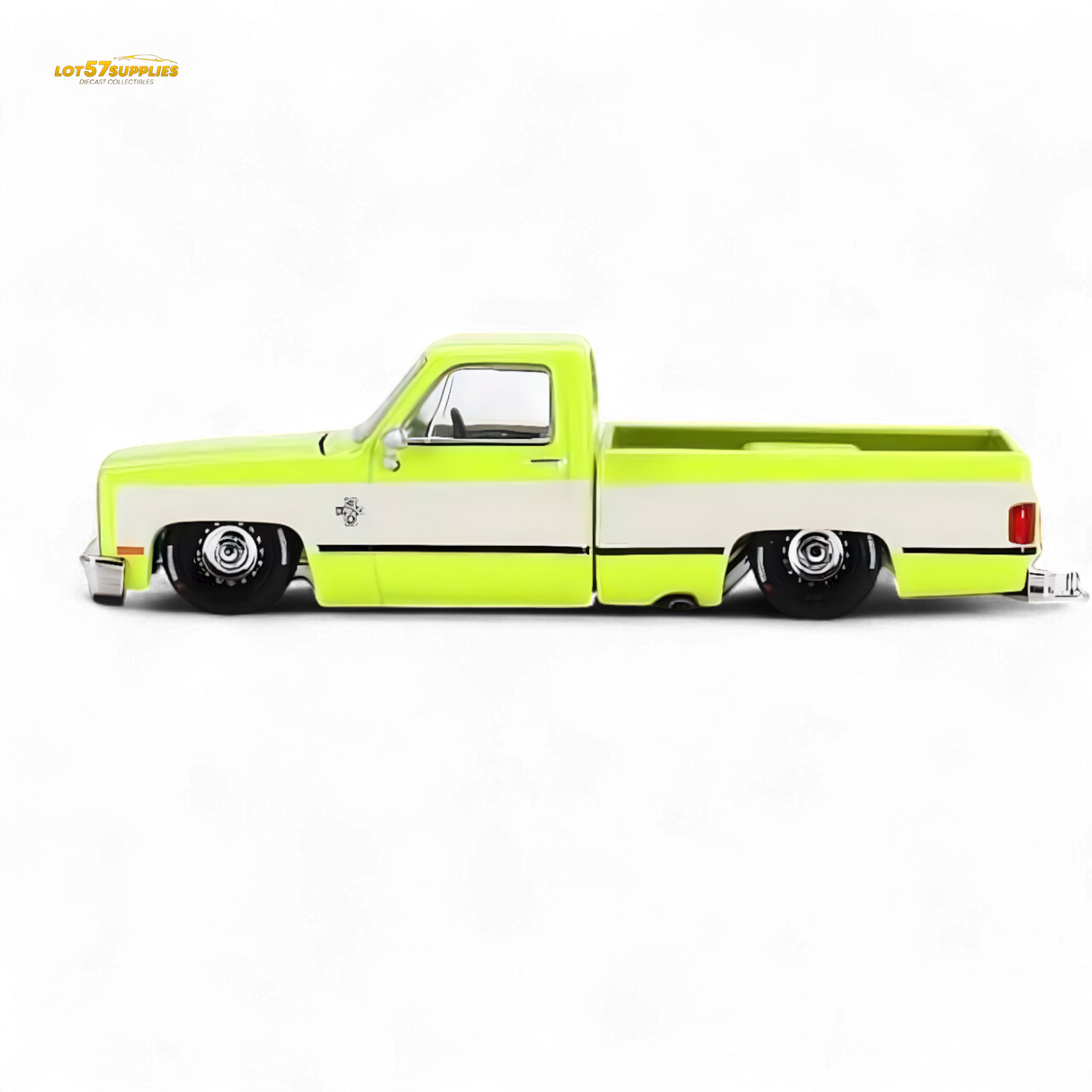 Mini GT x Kaido House Chevrolet Silverado FLO YELLOW 1:64