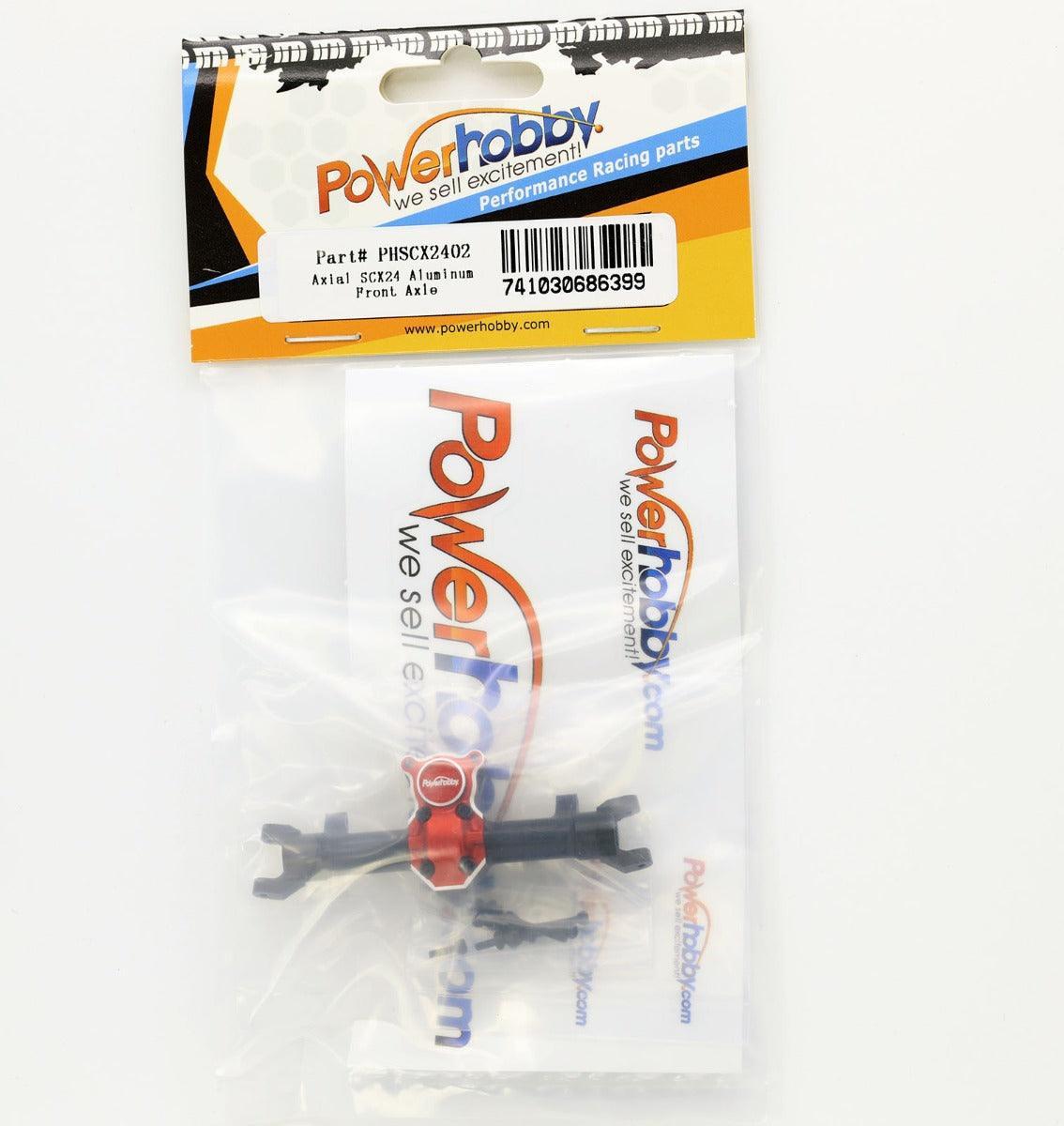 Powerhobby Axial SCX24 Aluminum Front Axle Diff housing Worm Gear cover