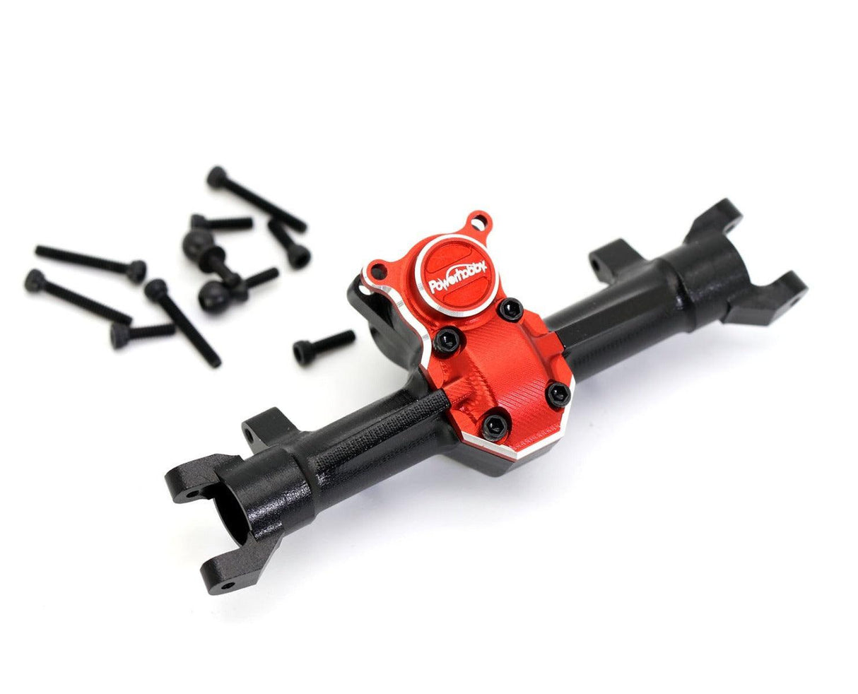 Powerhobby Axial SCX24 Aluminum Front Axle Diff housing Worm Gear cover