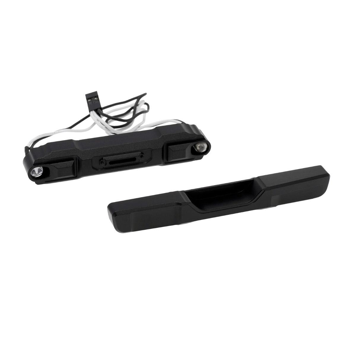 Powerhobby SCX24 Jeep Gladiator Bronco Front Rear Aluminum Bumper with Lights