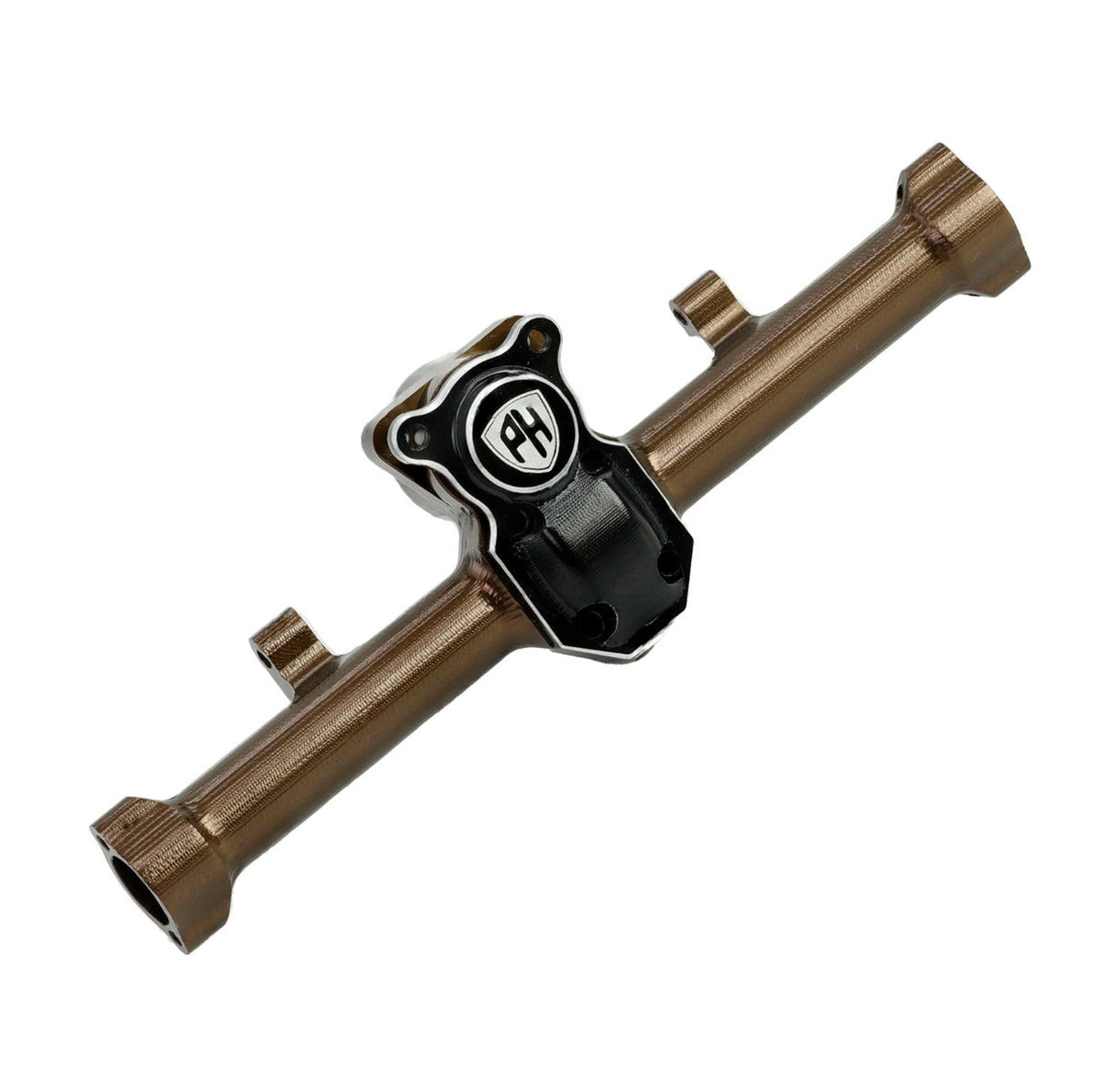 Powerhobby Aluminum Front Rear Axle Housing Axial SCX24 Jeep C10 Bronco Bronze
