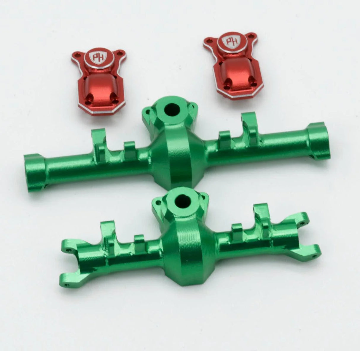 Powerhobby PHSCX2478 Axial SCX24 Jeep C10 Betty Aluminum Front Rear Axle Housing Green