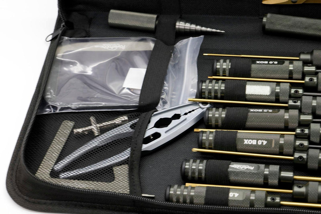 Powerhobby RC Tool Set Screwdriver Pliers Wrench, Body Reamer Stand