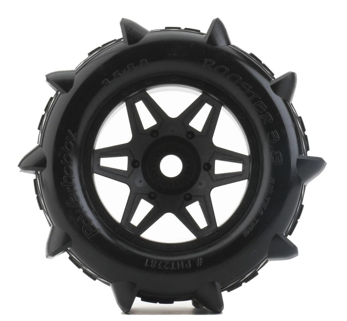 Powerhobby 1/8 Rooster 3.8 Belted Paddle Sand Snow Tires 17mm