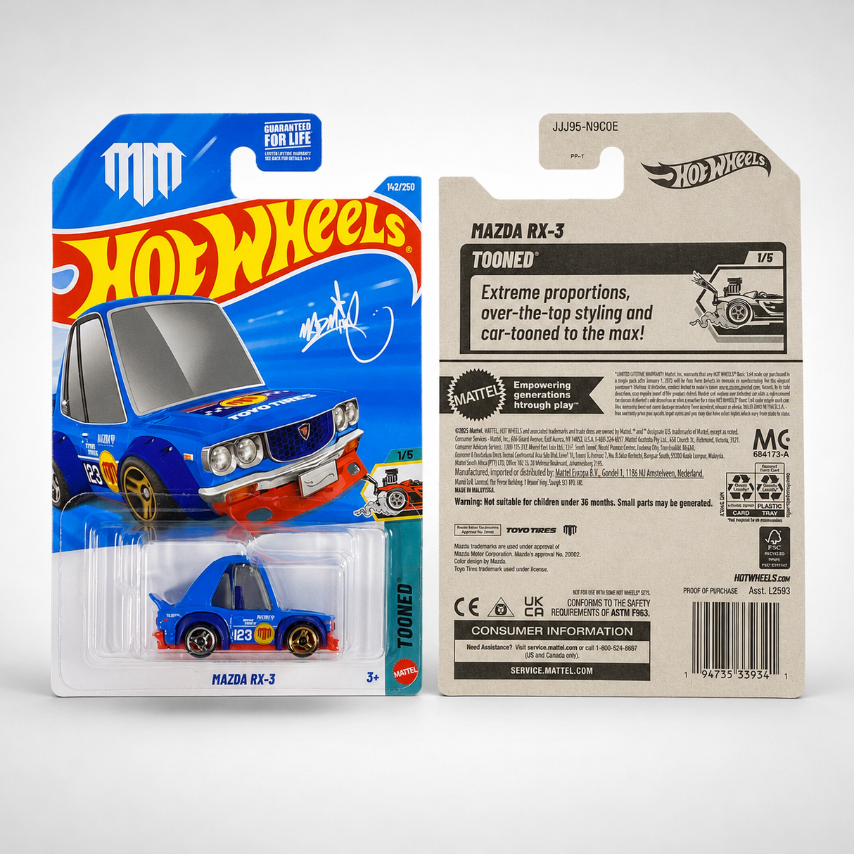 Hot Wheels Mazda RX-3 | Tooned Series 1/5 - 142/250
