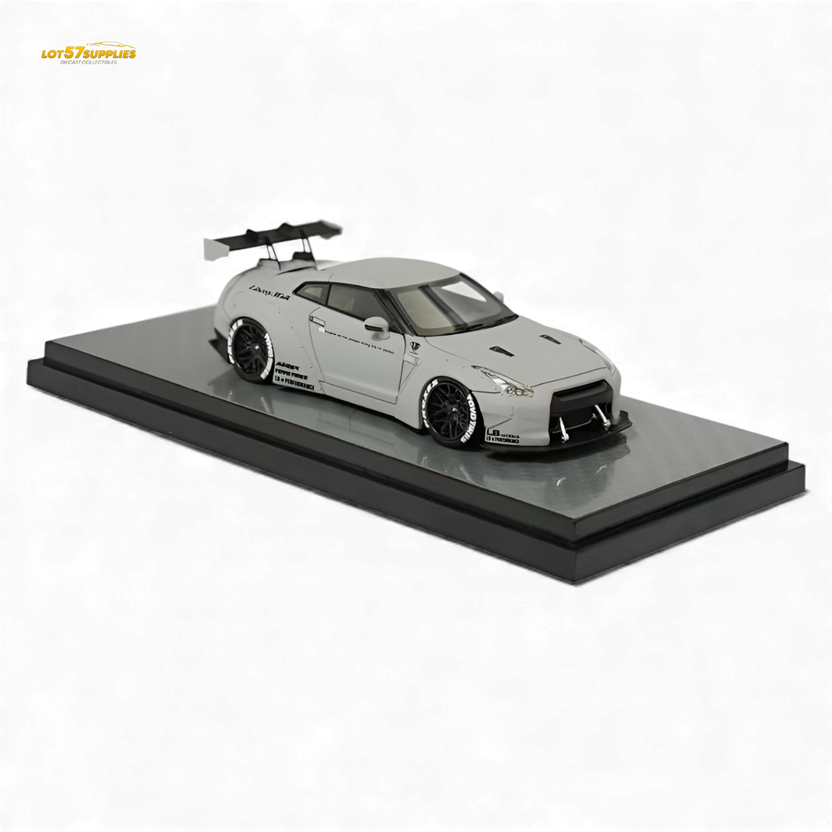 404ERROR LB-Works Nissan Skyline GT-R R35 Fighter Grey 1:64
