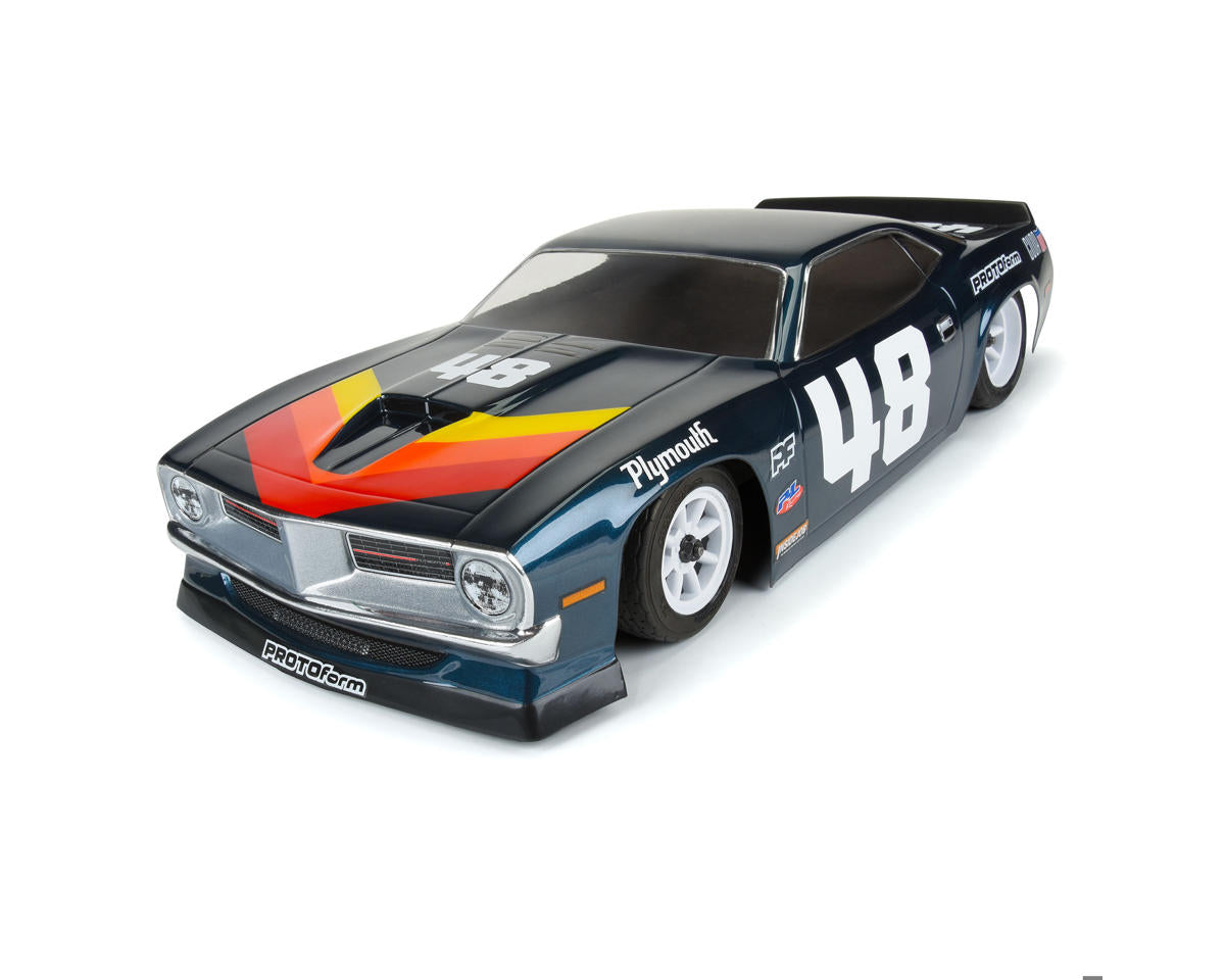 Protoform PRM159400 1970 Plymouth Barracuda Vintage Racing "VTA Class" Body (Clear)