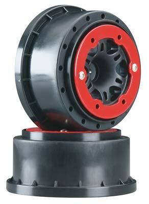 Pro-Line 2714-04 Split Six 2.2/3.0 Front Bead-Loc Wheels (2) Slash 2WD