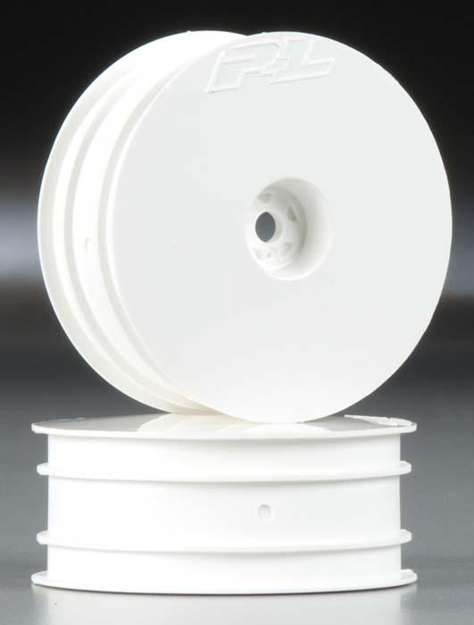 Pro-line 2735-04 Velocity 2.2" Front Wheels w/12mm Hex White (2) B4.2/RB6
