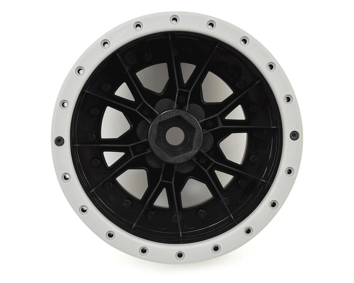 Pro-Line PRO276303 X-MAXX Impulse Pro-Loc Roues (noir avec anneaux gris pierre) (2)