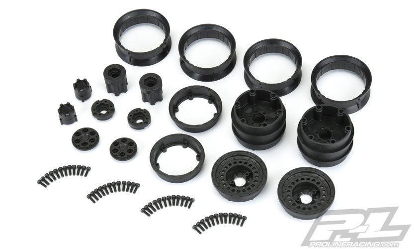 Pro-Line 2786-00 Carbine 1.9" Black Plastic Internal Bead-Loc Dually Wheels