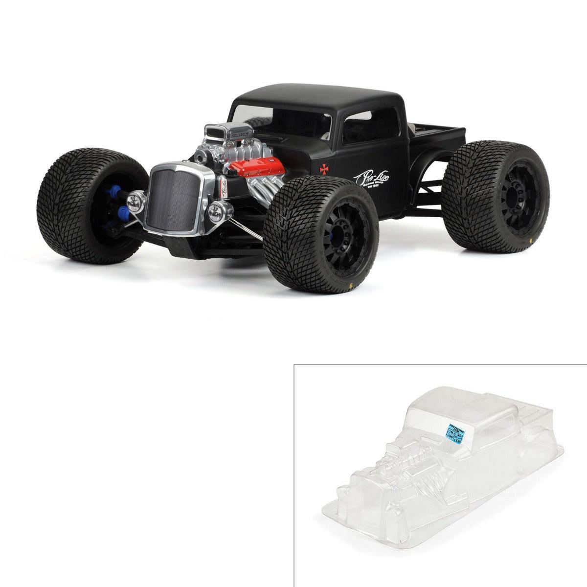 Pro-Line 3410-00 1/8 Rat Rod Clear Body Monster Truck