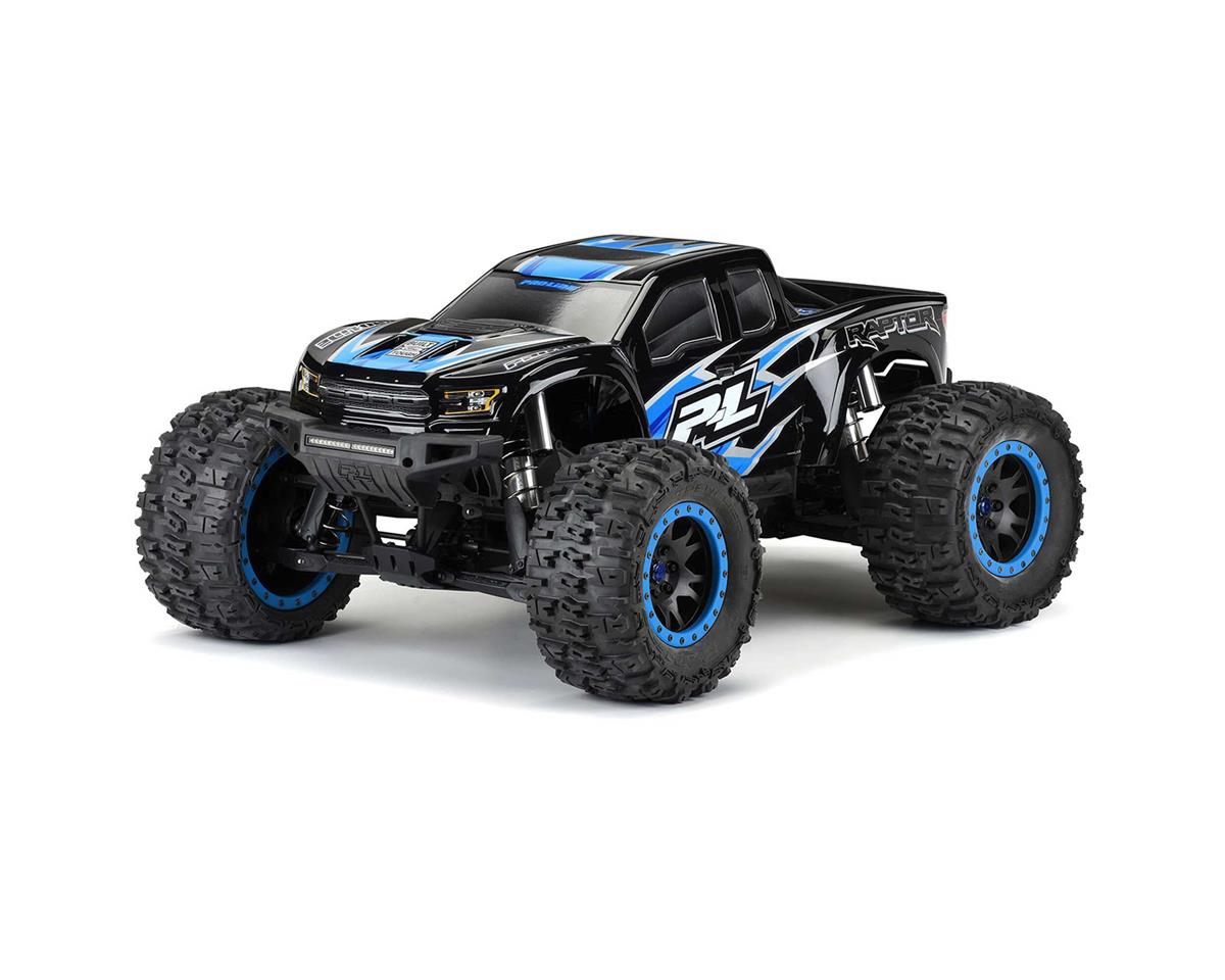 Pro-Line PRO348218 2017 Ford F-150 Raptor Carrocería Monster Truck precortada (Negro) (X-Maxx)