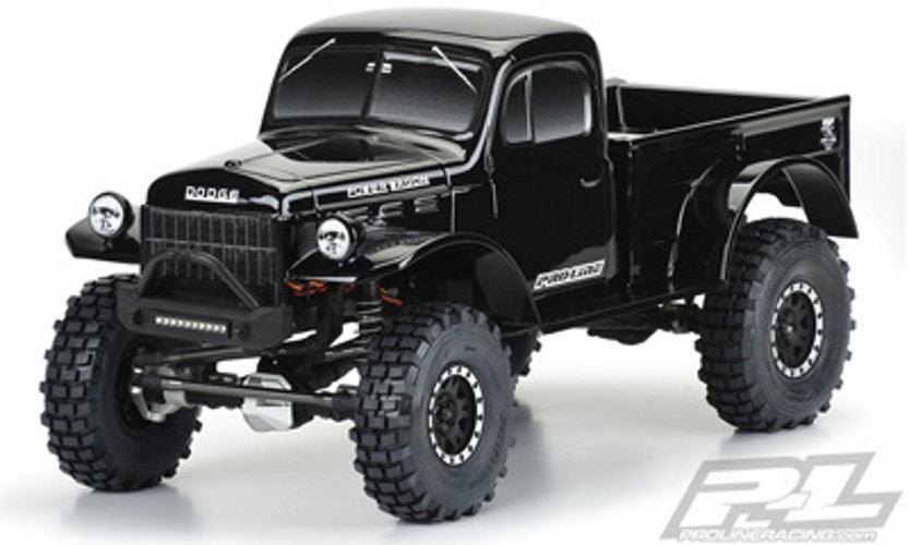 Pro-Line 3499-18 1946 Dodge Power Wagon Black Body 12.3 Wheelbase Crawlers