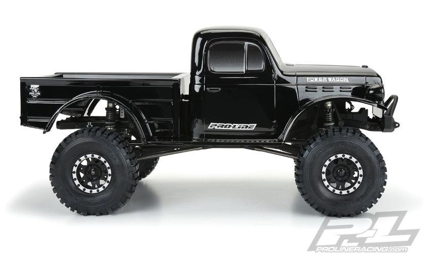 Pro-Line 3499-18 1946 Dodge Power Wagon Black Body 12.3 Wheelbase Crawlers