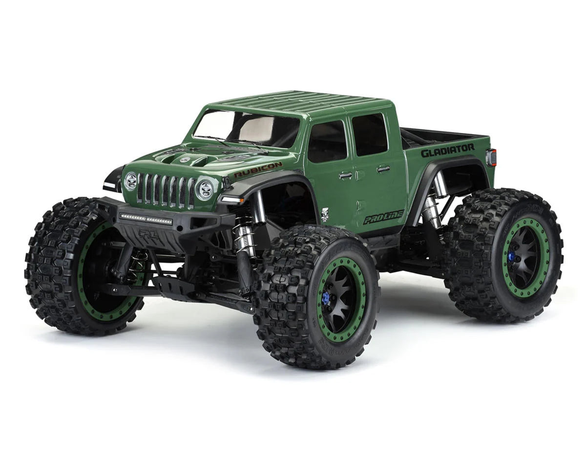Pro-Line 3533-17 Jeep Gladiator Rubicon Pre-Cut Monster Truck Body (Clear) (X-Maxx)