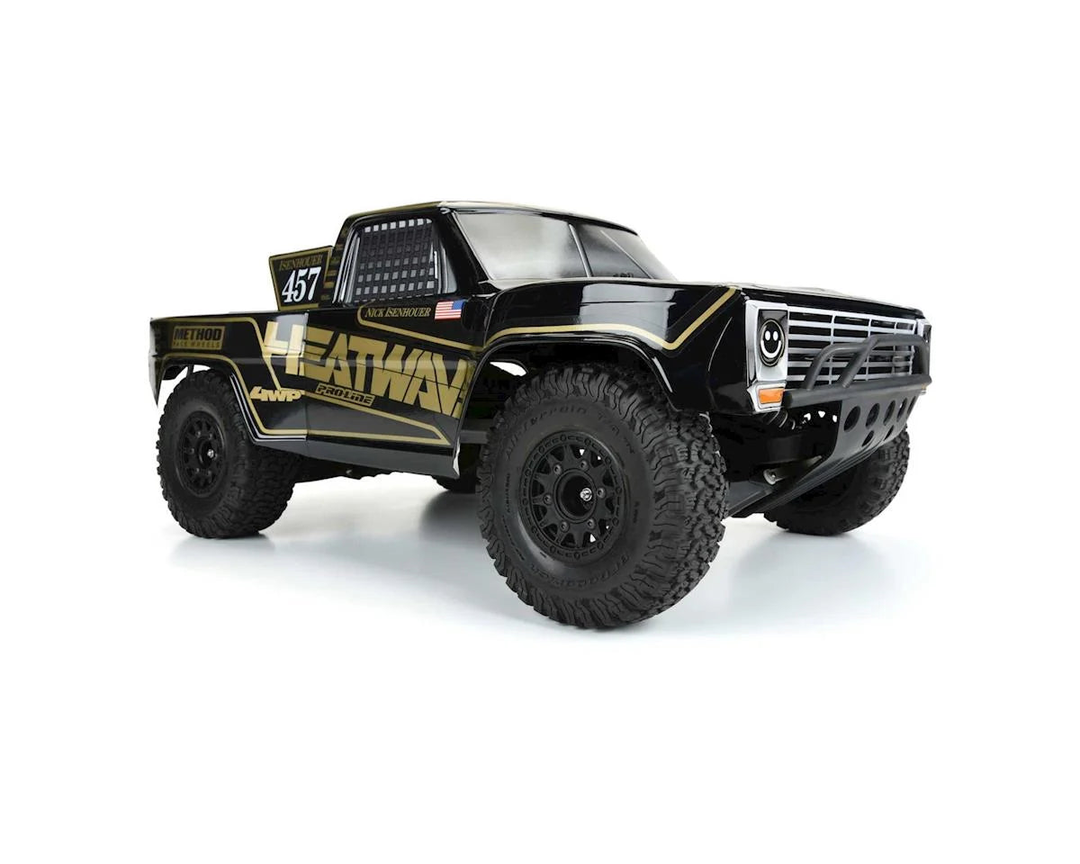 Pro-Line PRO3551-18 1967 Ford F-100 Heatwave Edition Tough-Color Race Truck Pre-Cut Body (Black)