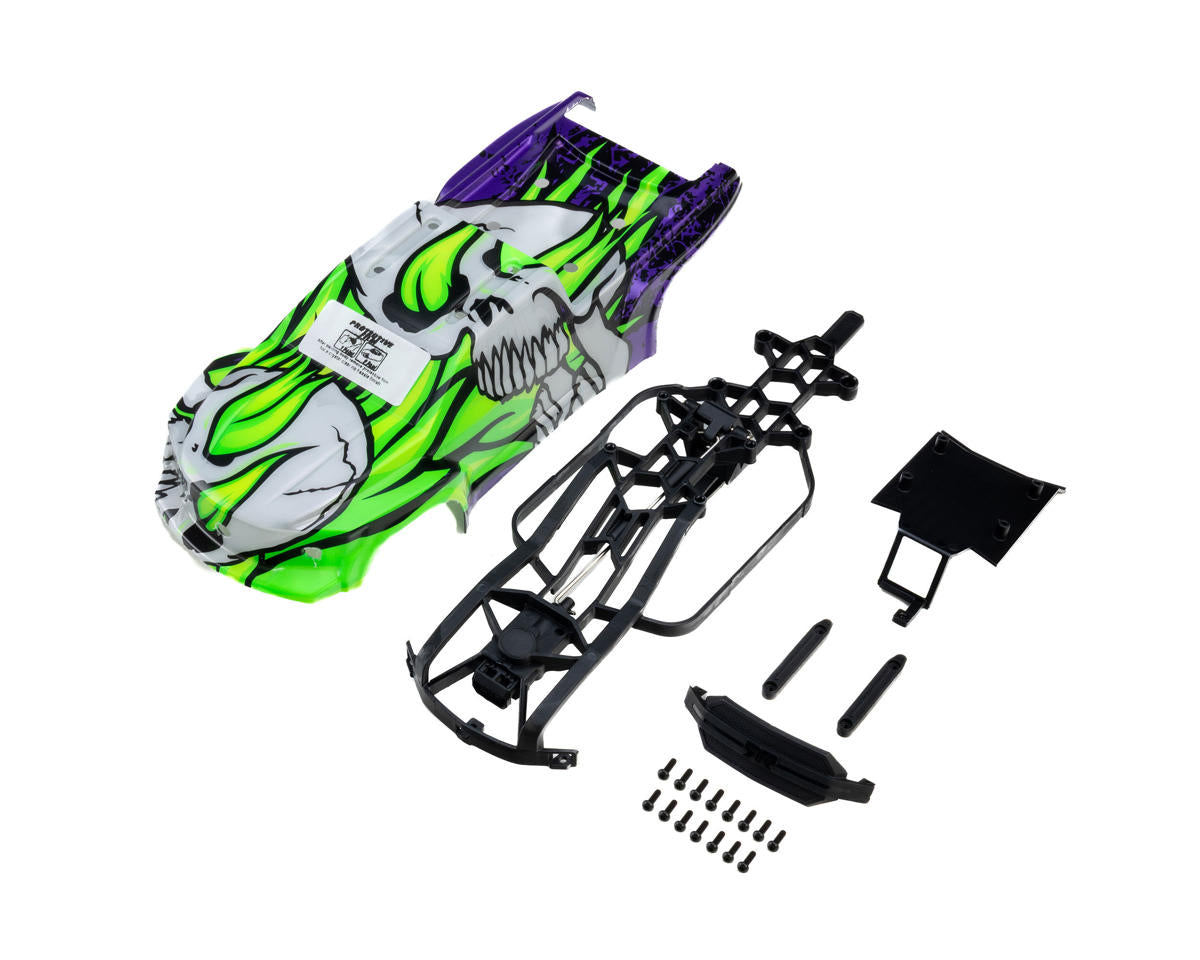 Pro-Line PRO3693-20 Arrma Mini Kraton Brute 1/16 Pre-Cut & Pre-Painted Body (Green/Black) (Limited Edition)