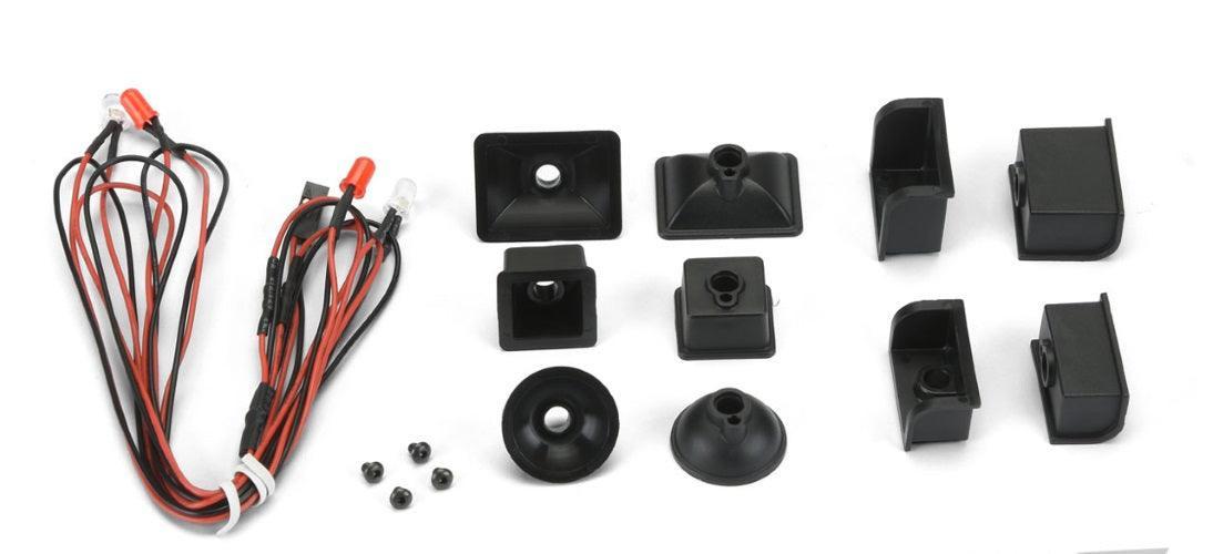 Pro-Line Universal LED Headlight & Tail Light Kit For Rock Crawling Bodies
