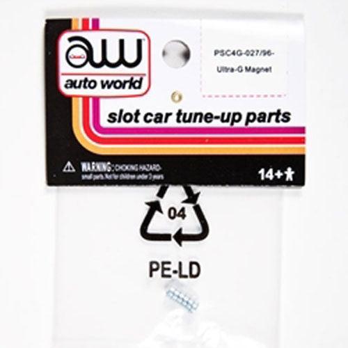 Auto World 4Gear Chassis Tuneup Parts Ultra-G Magnet 6pc Ho Slot Car