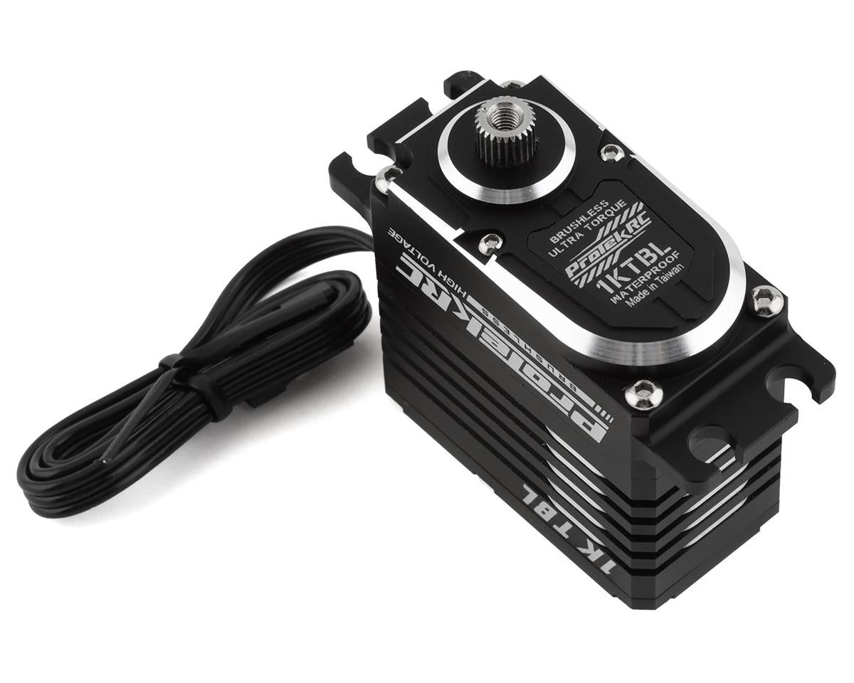 ProTek PTK-1KTBL RC 1KTBL Black Label Servo à chenilles étanche sans balais à couple ultra élevé (haute tension/boîtier en métal) (numérique)