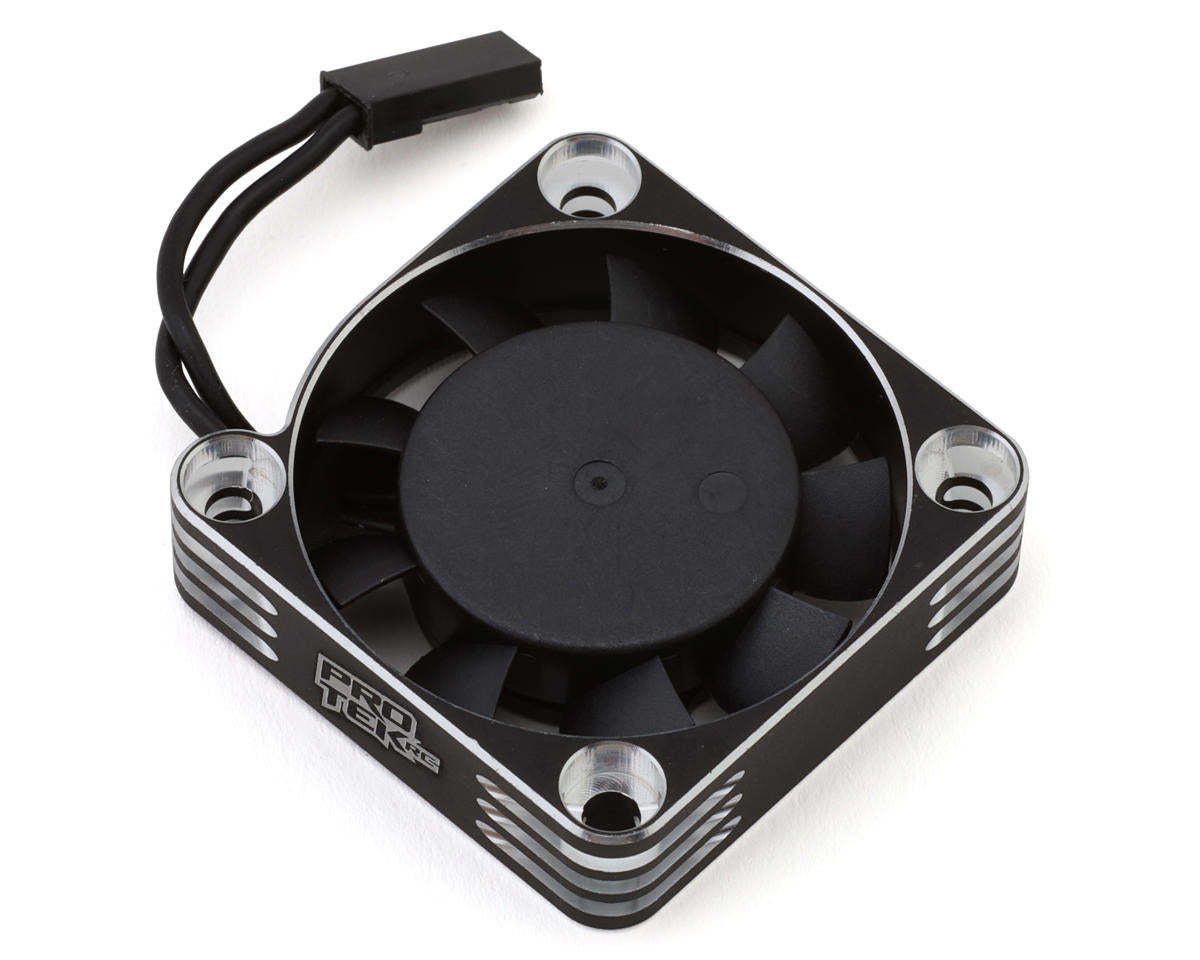 ProTek PTK-2115 RC 40x40x10mm Aluminum High Speed HV Cooling Fan (Silver/Black)